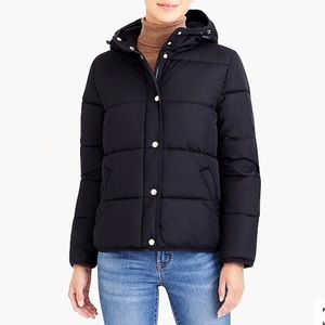 JCrew puffer jacket with hood